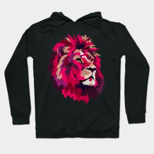 Pink Lion Hoodie